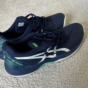 ASICS Gel-Game 9 Blue with Green and White Accents